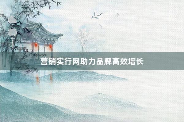 营销实行网助力品牌高效增长